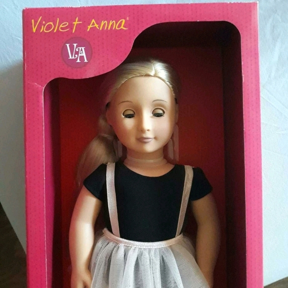 BNIB 18" Our Generation doll Violet Anna ballerina - Picture 2 of 3